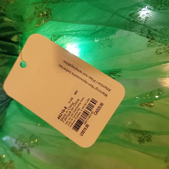 Claire's lighted san patrick tutu cute green - Picture 6 of 9